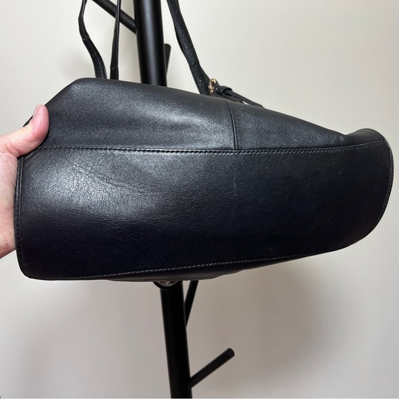 Coach Madison Carlyle Black Leather Slouch Shoulder Bag Turnlock | 32221 - Picture 8 of 15